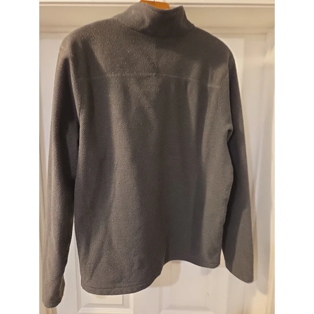 The North‎ Face 1/4 Zip Fleece Pullover Men's Size Medium  Charcoal Gray Jacket